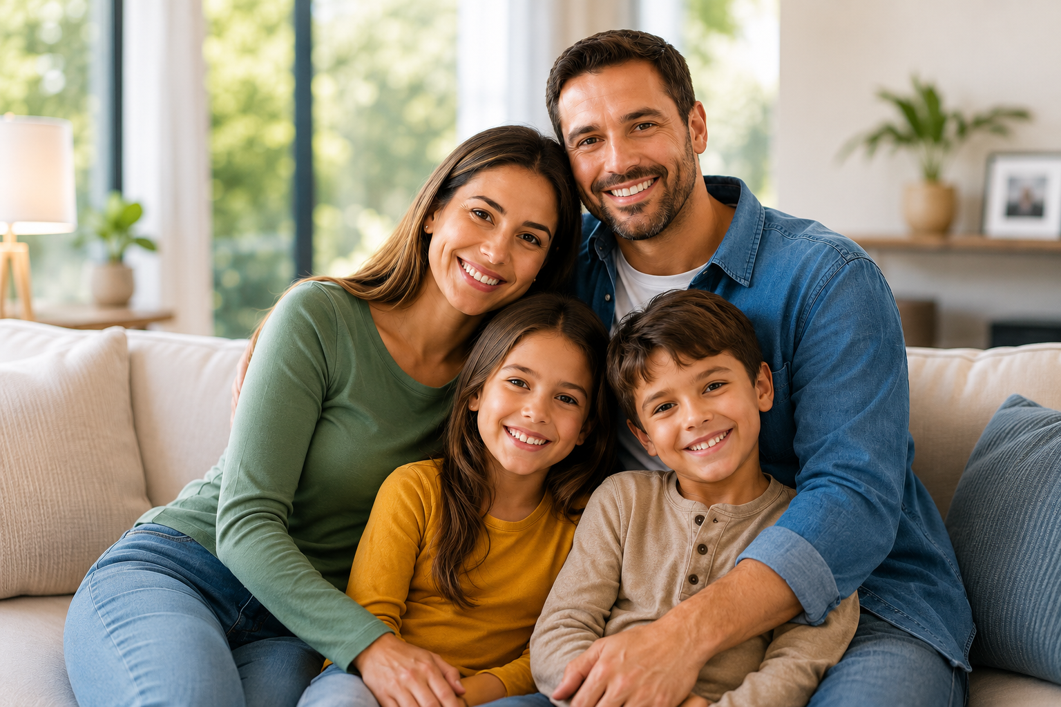 Familia protegida por Clarity Insurance